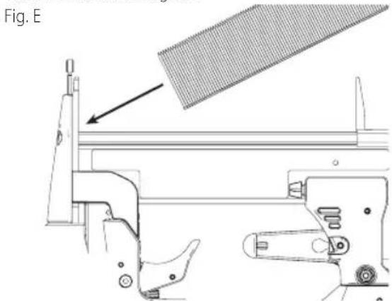 Craftsman CMPNC18K - Chargement de fixations (Fig. D, E) - 2