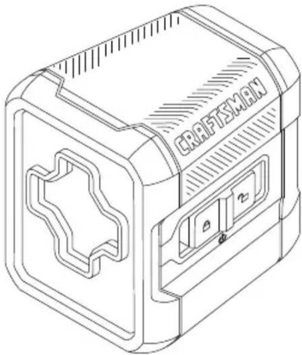 Craftsman CMHT77629 - Self-Leveling Cross-line Laser - 1