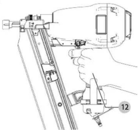 Craftsman CMP21PL - Position correcte des mains (Fig. B) - 1