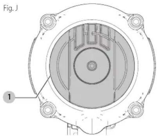 Craftsman CMP21PL - Déflecteur d'échévement directionnel (Fig. J) - 1