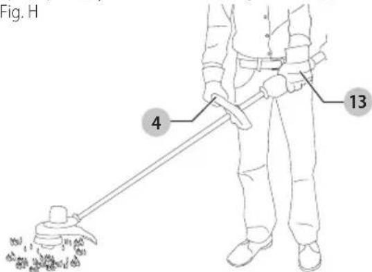 Craftsman CMCST960E1 - Posicion Adecka de las Manos (Fig. H) - 1