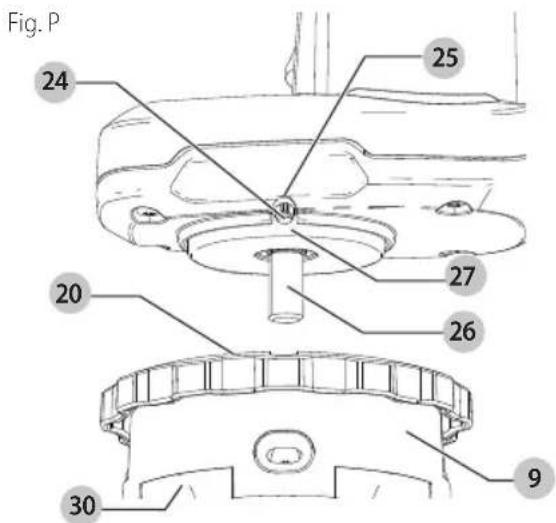 Craftsman CMCST960E1 - Replacing Spool Assembly (Fig. P, Q) - 1
