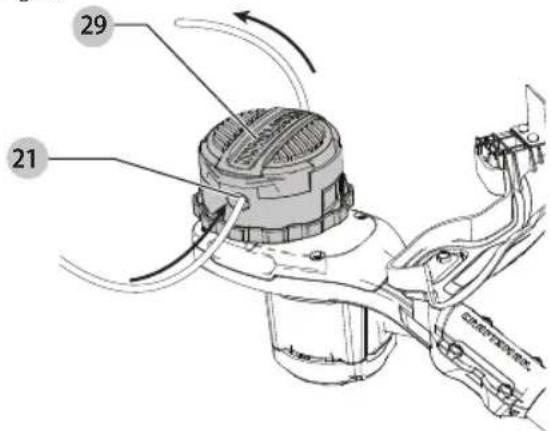 Craftsman CMCST960E1 - Recharger le fil de coupe (Fig. L-N) - 2