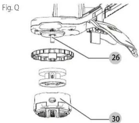 Craftsman CMCST960E1 - Reemplazo de Ensemble de Carrete (Fig. P, Q) - 2