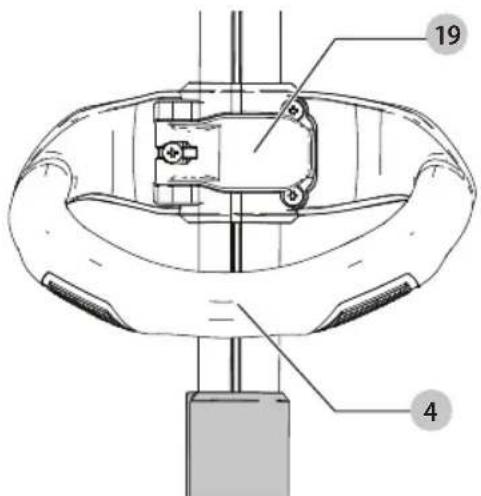 Craftsman CMCST960E1 - Ajuster la poignee auxiliaire (Fig. F) - 1
