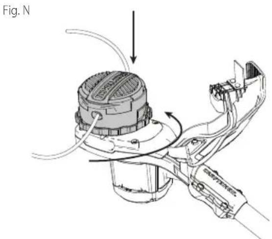 Craftsman CMCST960E1 - Reloading the Cutting Line (Fig. L-N) - 3