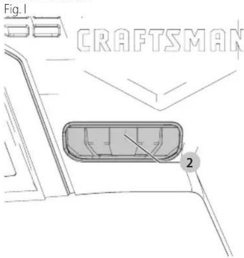 Craftsman CMCE500D1 - Dial de Velocidad Variable (Fig. H, I) - 1