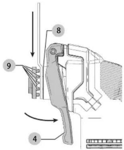 Craftsman CMCE500D1 - Installation et dépose des accessoires (Fig. B–D) - 1