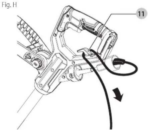 Craftsman CMEED400 - Instalación de la Extensión en la Orilladora (Fig. H) - 1