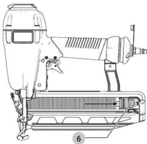 Craftsman CMPFN16K - Charger des fixations (Fig. A, E, F) - 1