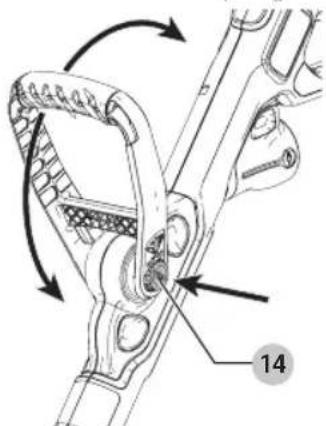 Craftsman CMESTE920 - Attaching the Auxiliary Handle (Fig. D, E, F) - 3