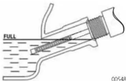 Craftsman CMXGIAC3000 - Comprobación del nivel de aceite en el motor - 3