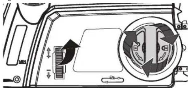 Craftsman CMECS600 - Réglage de la tension de la chaine (Fig. A, E, F) - 2