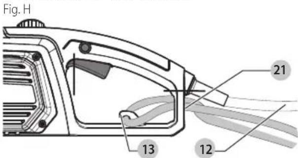 Craftsman CMECS600 - Instalación del Cable Prolongador (Fig. H) - 1