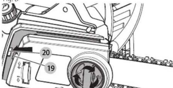 Craftsman CMECS600 - Installing the Guide Bar and Saw Chain (Fig. A, B-D) - 3