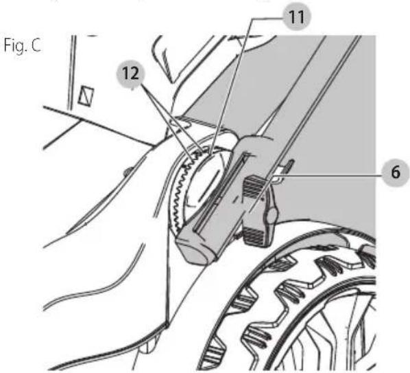 Craftsman CMEMW213 - Ajuste de Manija Inferior (Fig. A, C) - 1