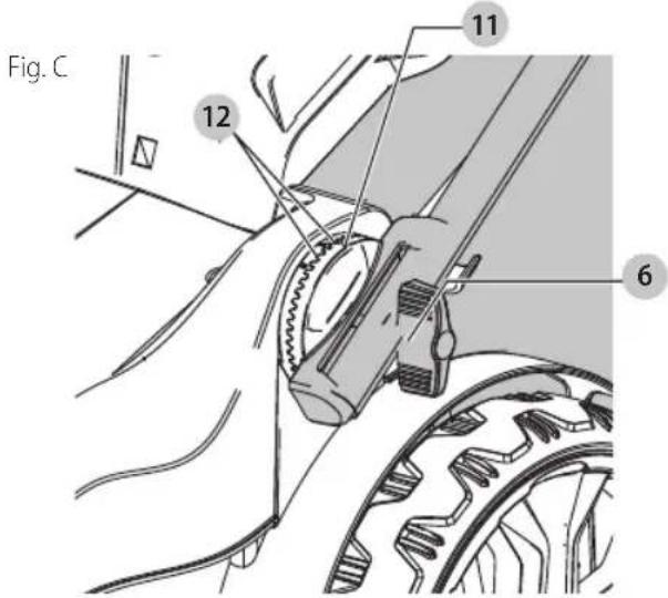 Craftsman CMEMW213 - Adjusting Lower Handle (Fig. A, C) - 1