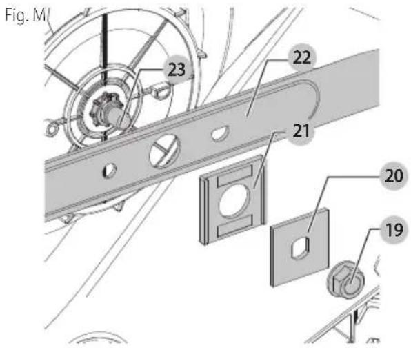 Craftsman CMEMW213 - Desinstalación e Instalación de Cuchilla (Fig. L, M) - 2