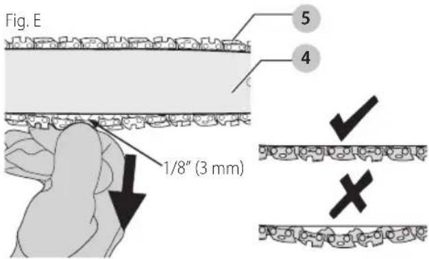 Craftsman CMCCS660E1 - Adjusting Chain Tension (Fig. A, E) - 1