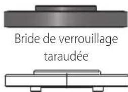 Bride de verrouillage taraudée