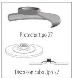 Protector tipo 27 Disco con cubo tipo 27