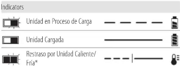 Indicators Unidad en Proceso de Carga Unidad Cargada Restraso por Unidad Caliente/ Fría*