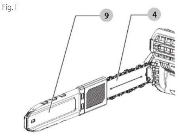 Craftsman CMCCSP20 - Transporter la scie à chaîne (Fig. A, I) - 1