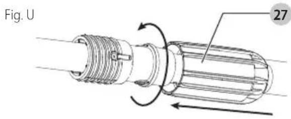 Craftsman CMCCSP20 - Unión de ensamble de extensión a ensamble de manija (Fig. T–V) - 2