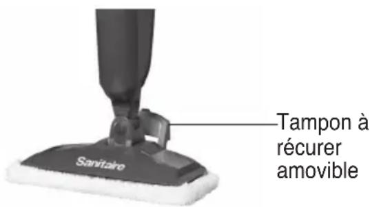 Sanitaire Steam Mop SC320A - Tampon à récurer amovible - 4