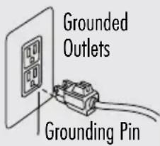Sanitaire RESTORE SC6100A - GROUNDING INSTRUCTIONS - 1