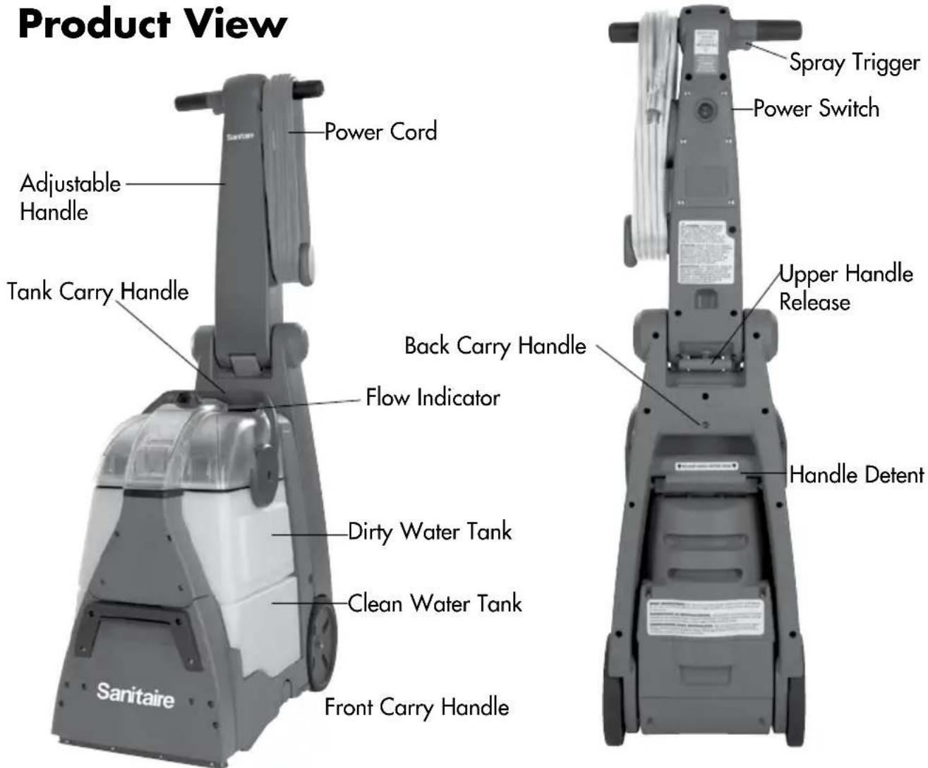 Sanitaire RESTORE SC6100A - GROUNDING INSTRUCTIONS - 2