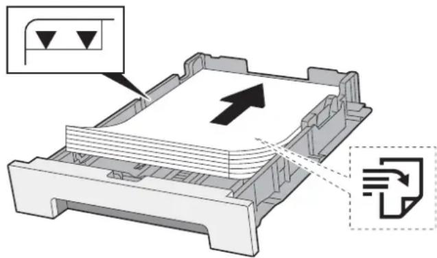 OLIVETTI dColor P2226plus - Charger du papier. - 1