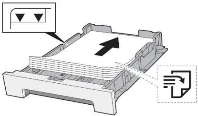 OLIVETTI dColor P2226plus - Charger du papier. - 1