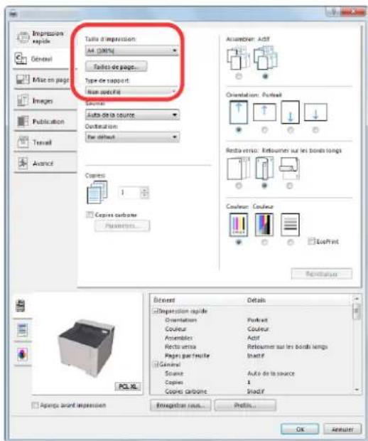 OLIVETTI dColor P2226plus - Configurer les paramètres. - 2