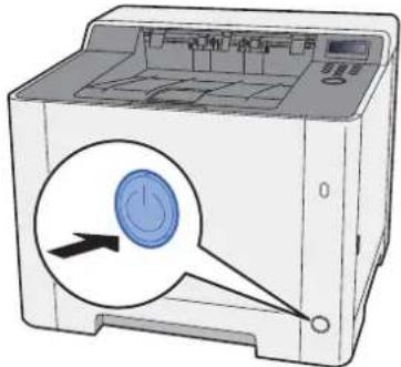 OLIVETTI dColor P2226plus - Mettre la machine sous tension. - 1