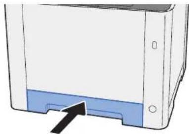 OLIVETTI dColor P2226plus - Repousser doucement le magasin 1 à l'intérieur. - 1