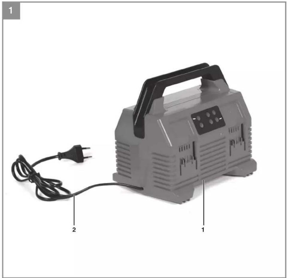 EINHELL Power XQuattrocharger 4A - 1