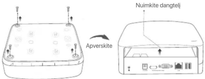 Tenda N3L4H - I HDD montavimas - 2