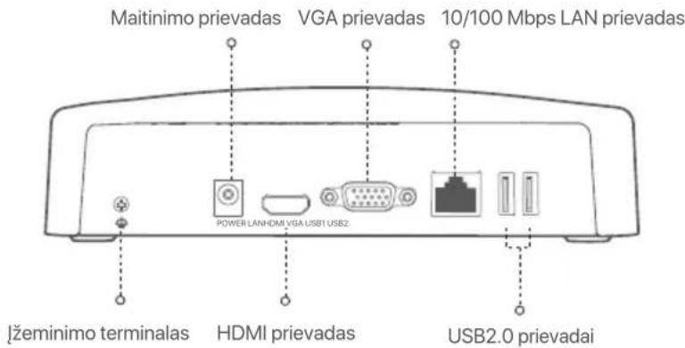 Tenda N3L16H - Galinis skydelis - 1