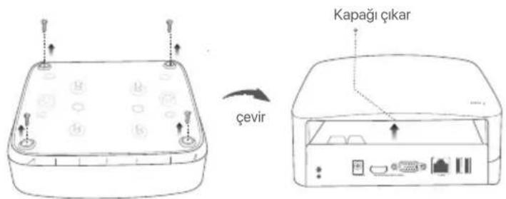 Tenda N3L16H - I HDD'nin kurulumu - 2