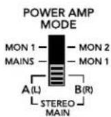 MACKIE PPM1008 - Selecteur POWER AMP MODE - 1