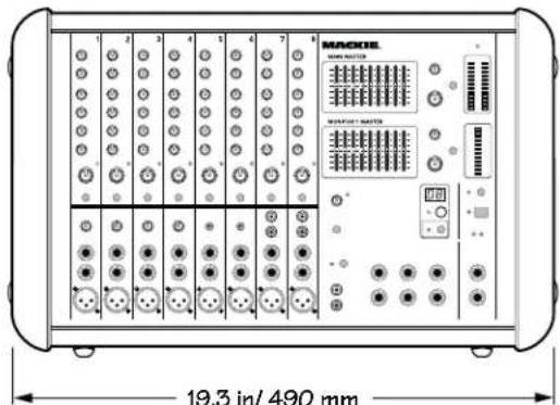 MACKIE PPM1008 - Dimensions - 3
