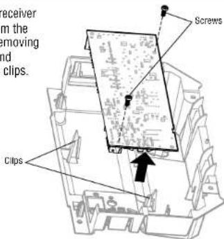 CHAMBERLAIN 45ACT - Remove the receiver logic board - 3