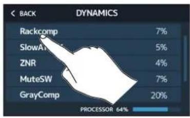 ZOOM G11 - Utilisation des écrans de fonction - 1