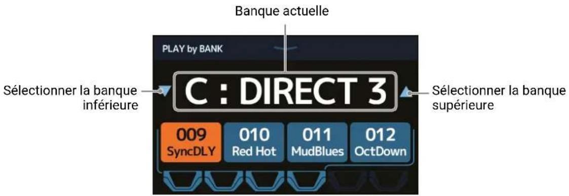 ZOOM G11 - Affichage du nom de banque durant le jeu - 1