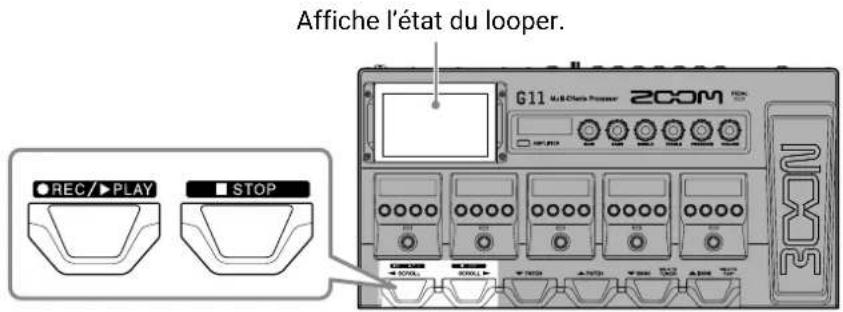 ZOOM G11 - Superposition de boucles - 1