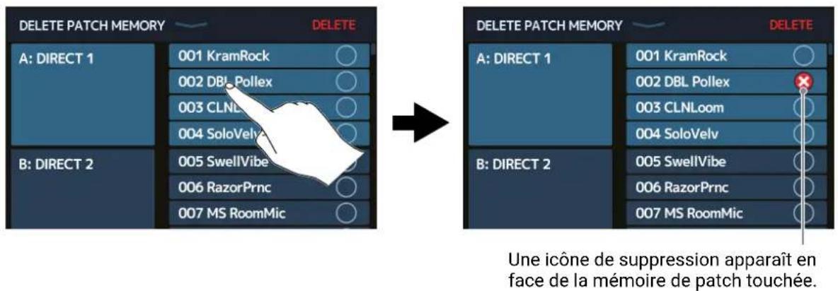 ZOOM G11 - Suppression de mémoires de patch - 1
