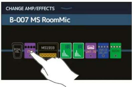 ZOOM G11 - Changement des amplis et des effets - 1