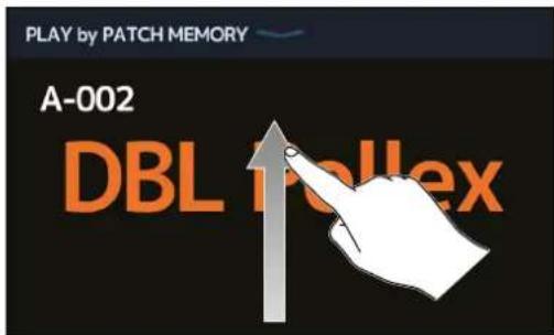 ZOOM G11 - Affichage du nom de mémoire du patch durant le jeu - 2