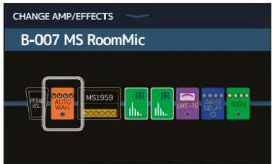 ZOOM G11 - Changement des amplis et des effets - 6
